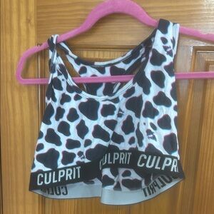 Culprit Cow Print Sports Bras two pack